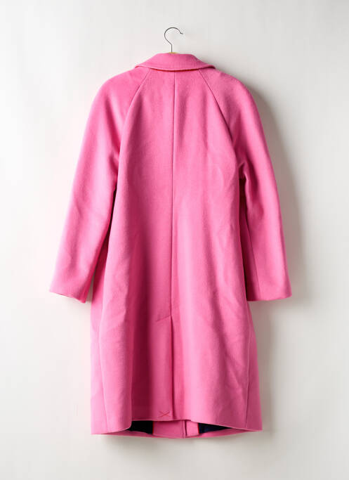 Manteau long poches sans capuche rose BODEN femme