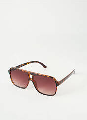 Lunettes de soleil marron MONK pour femme seconde vue