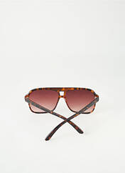 Lunettes de soleil marron MONK pour femme seconde vue