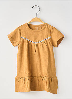 Robe courte marron NOPPIES pour fille