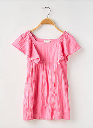 Robe courte rose TOM TAILOR pour fille