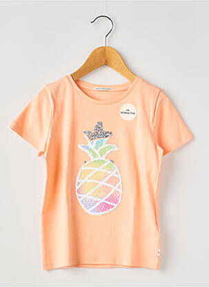 T-shirt orange TOM TAILOR pour fille