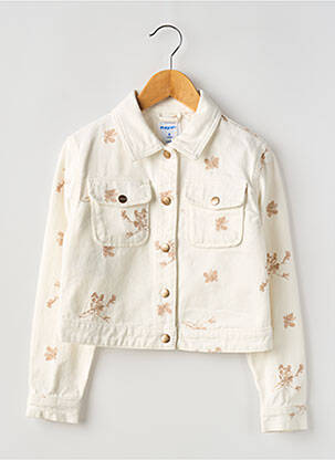 Veste casual blanc MAYORAL pour fille