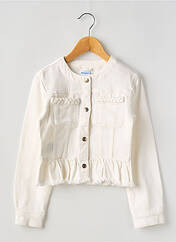 Veste casual blanc MAYORAL pour fille seconde vue