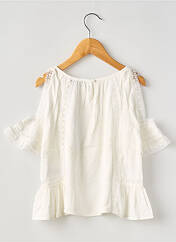 Top blanc MOLLY BRACKEN pour fille seconde vue