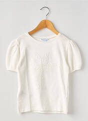 T-shirt blanc MAYORAL pour fille seconde vue