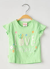 T-shirt vert BOBOLI pour fille seconde vue