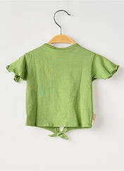 T-shirt vert BOBOLI pour fille seconde vue