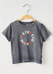 T-shirt gris NOPPIES pour garçon seconde vue