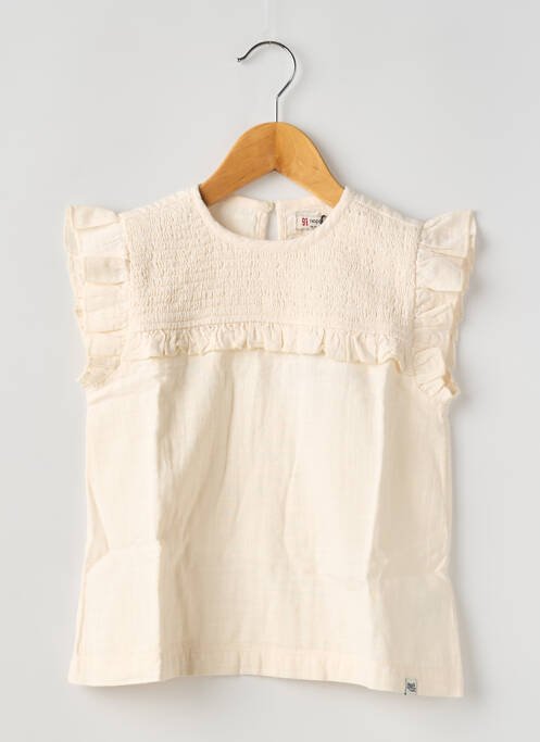 Blouse beige NOPPIES pour fille