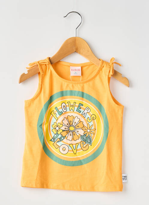 Débardeur orange BOBOLI pour fille