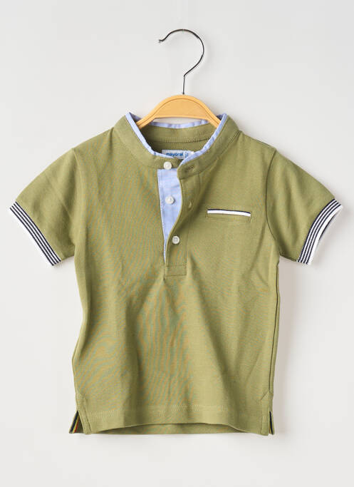 Polo vert MAYORAL pour garçon