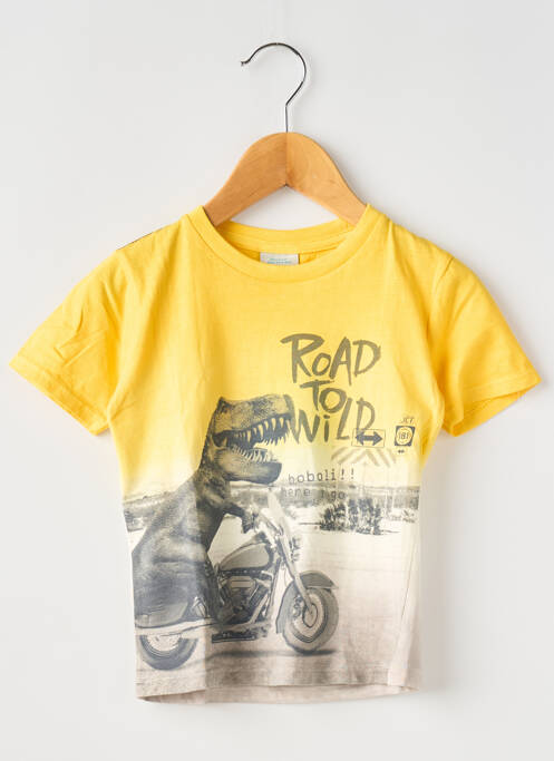 T-shirt jaune BOBOLI pour garçon