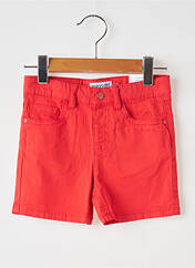 Bermuda rouge MAYORAL pour garçon seconde vue