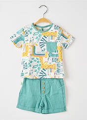 Ensemble short vert BOBOLI pour garçon seconde vue