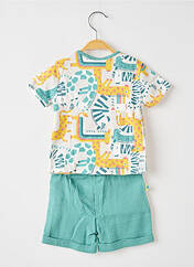 Ensemble short vert BOBOLI pour garçon seconde vue
