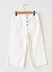 Pantalon droit blanc MAYORAL pour fille seconde vue