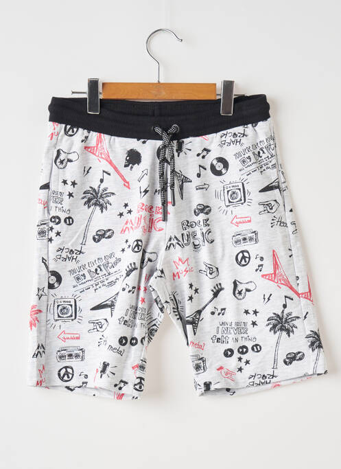 Bermuda gris BOBOLI pour garçon