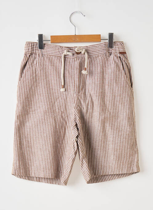 Bermuda marron BOBOLI pour garçon