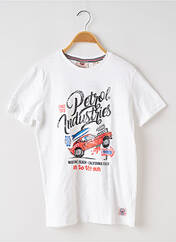 T-shirt blanc PETROL INDUSTRIES pour garçon seconde vue
