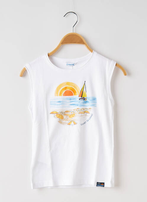 Débardeur blanc MAYORAL pour garçon