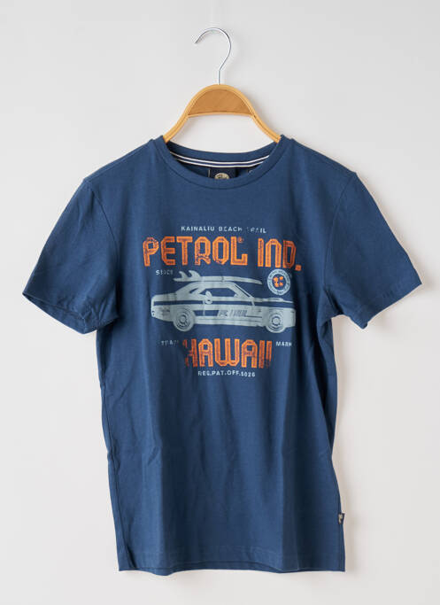 T-shirt bleu PETROL INDUSTRIES pour garçon