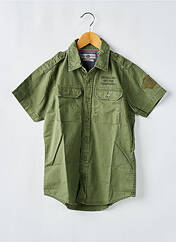 Chemise manches courtes vert PETROL INDUSTRIES pour garçon seconde vue