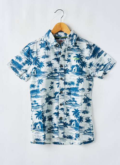 Chemise manches courtes bleu PETROL INDUSTRIES pour garçon