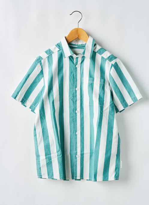 Chemise manches courtes vert TOM TAILOR pour garçon
