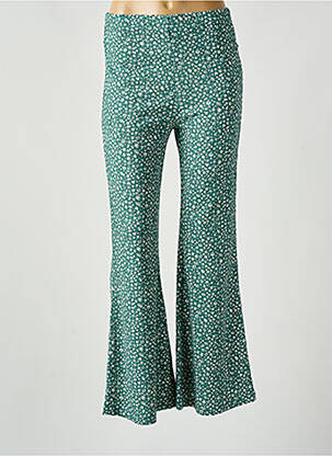 Pantalon flare vert LE TEMPS DES CERISES pour fille