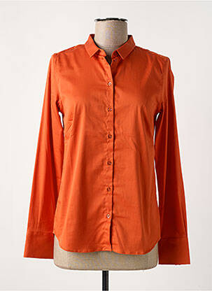 Chemisier coupe cintrée manches longues orange MOS MOSH femme