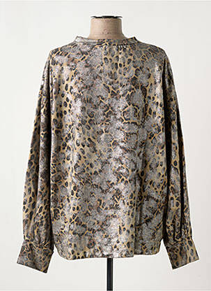 Sweat-shirt coupe over-size manches longues beige MINETTE femme