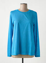 Pull coupe cintrée manches longues bleu MOS MOSH femme