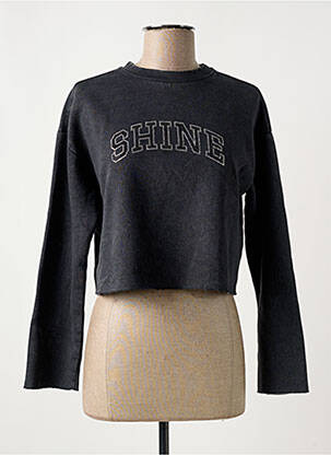 Sweat-shirt stretch manches longues gris ONLY femme