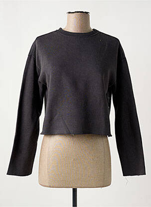 Sweat-shirt stretch manches longues gris ONLY femme