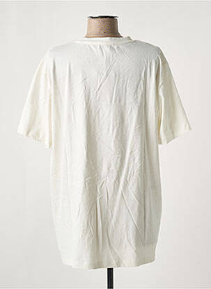 T-shirt coupe droite manches courtes beige HOLLY & JOEY femme