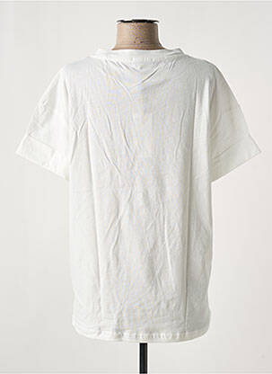 T-shirt coupe droite manches courtes blanc MINETTE femme