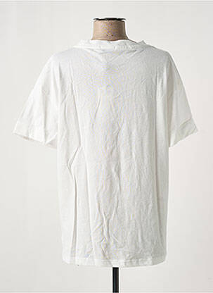 T-shirt coupe droite manches courtes blanc MINETTE femme