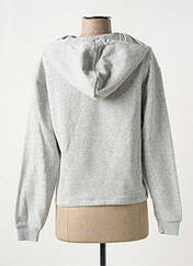 Sweat-shirt à capuche gris PIECES pour femme seconde vue