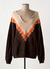 Sweat-shirt marron IMPREVU pour femme seconde vue