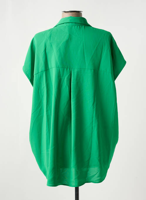Blouse manches courtes manches courtes vert VIE TA VIE femme