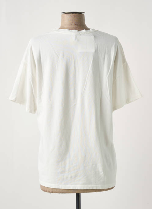 T-shirt coupe droite manches courtes blanc ARTY BLUSH femme