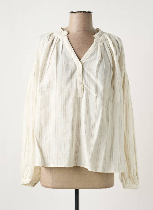 Blouse beige MOS MOSH pour femme