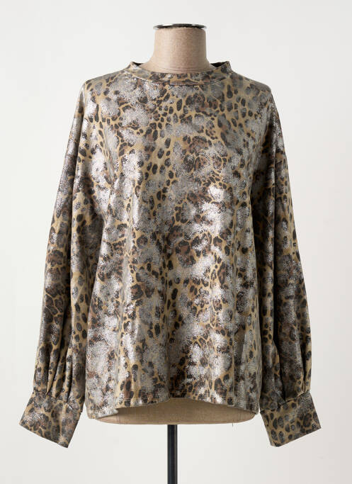 Sweat-shirt beige MINETTE pour femme