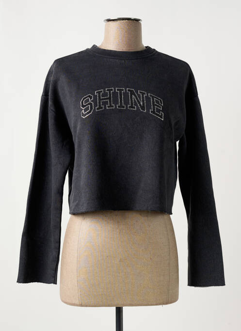 Sweat-shirt gris ONLY pour femme