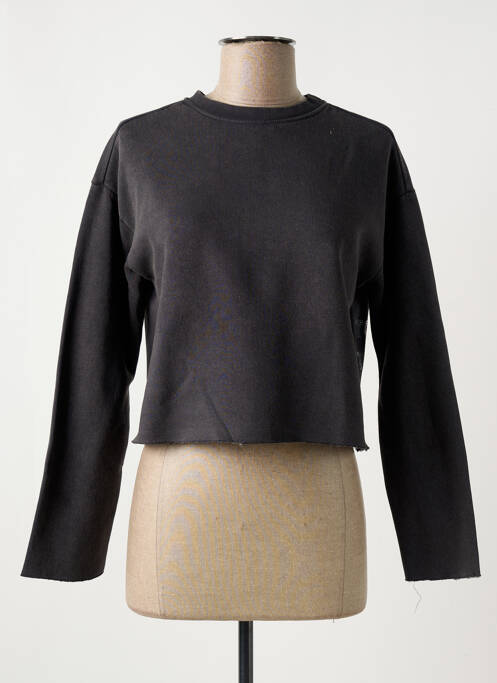 Sweat-shirt gris ONLY pour femme