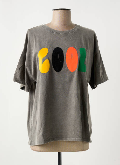 T-shirt gris ARTY BLUSH pour femme