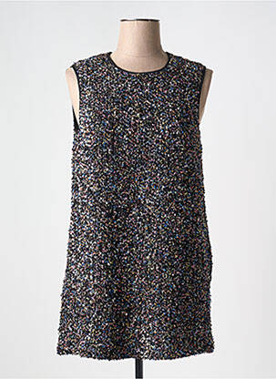 Robe courte sans manche sans manche noir LA PETITE ROBE ADORÉ femme
