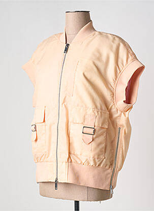 Blouson col v rose MOS MOSH femme