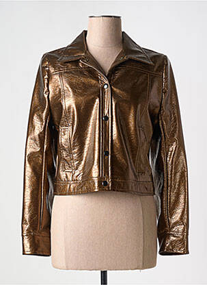 Veste casual coupe cintrée marron VIE TA VIE femme
